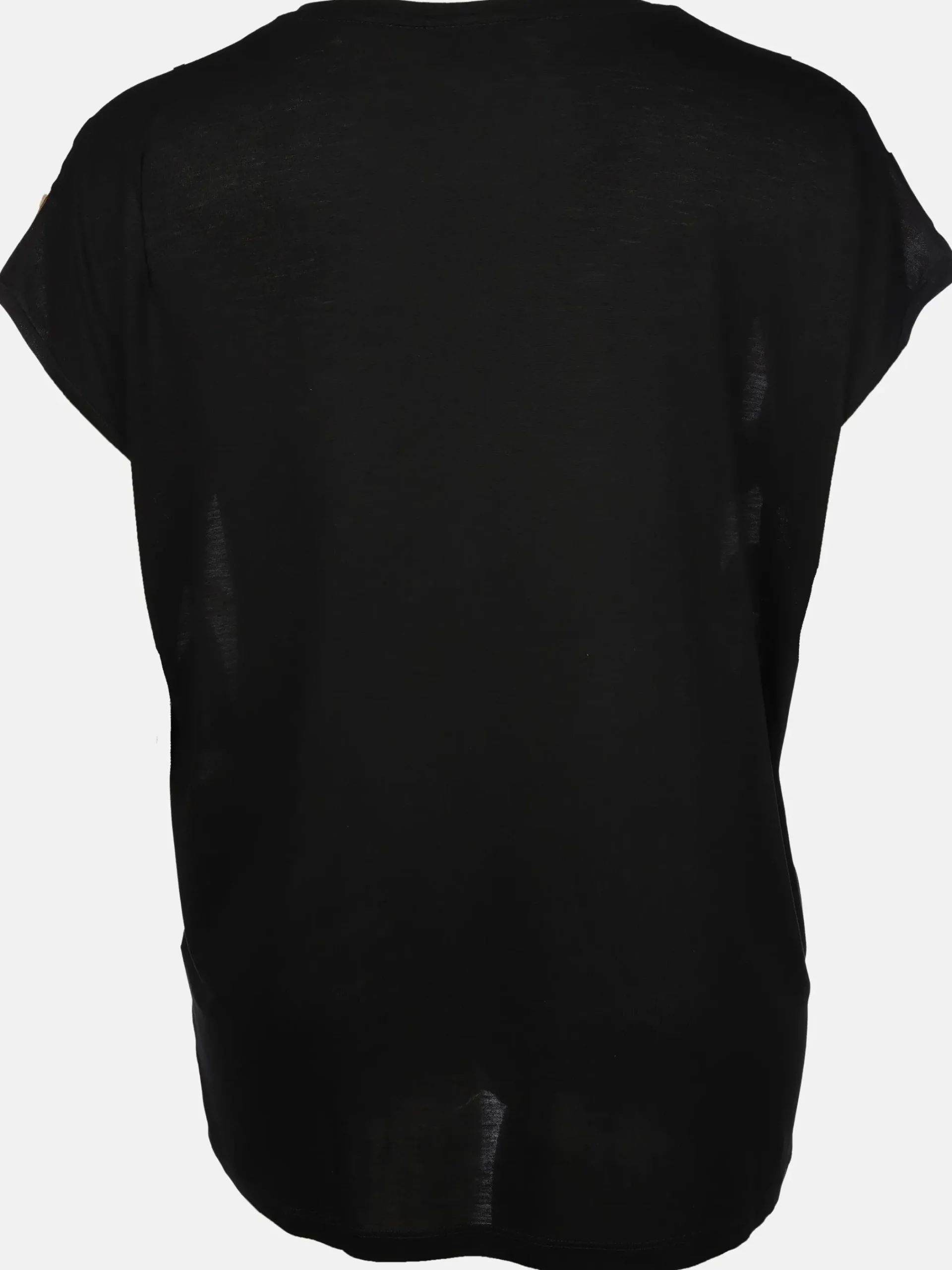 Damen Sonja Blank Große Größen Shirt im Materialmix