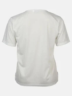 Damen Sonja Blank Große Größen Shirt mit Glitzersteinchen