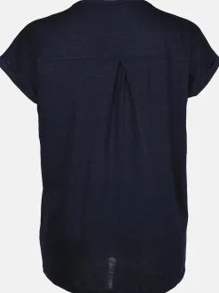 Damen Sonja Blank Große Größen Shirt mit Glitzerprint