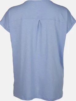 Damen Sonja Blank Große Größen Shirt mit Glitzerprint