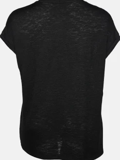 Damen Sonja Blank Große Größen Shirt mit Silberprint