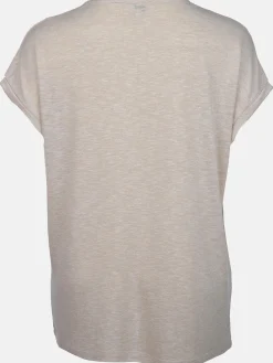 Damen Sonja Blank Große Größen Shirt mit Silberprint