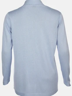 Damen Sonja Blank Große Größen Strickcardigan