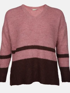 Damen Sonja Blank Große Größen Strickpullover