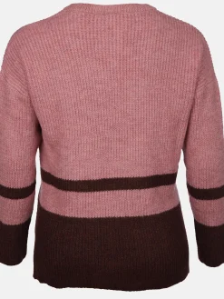 Damen Sonja Blank Große Größen Strickpullover