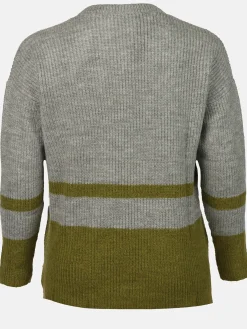 Damen Sonja Blank Große Größen Strickpullover