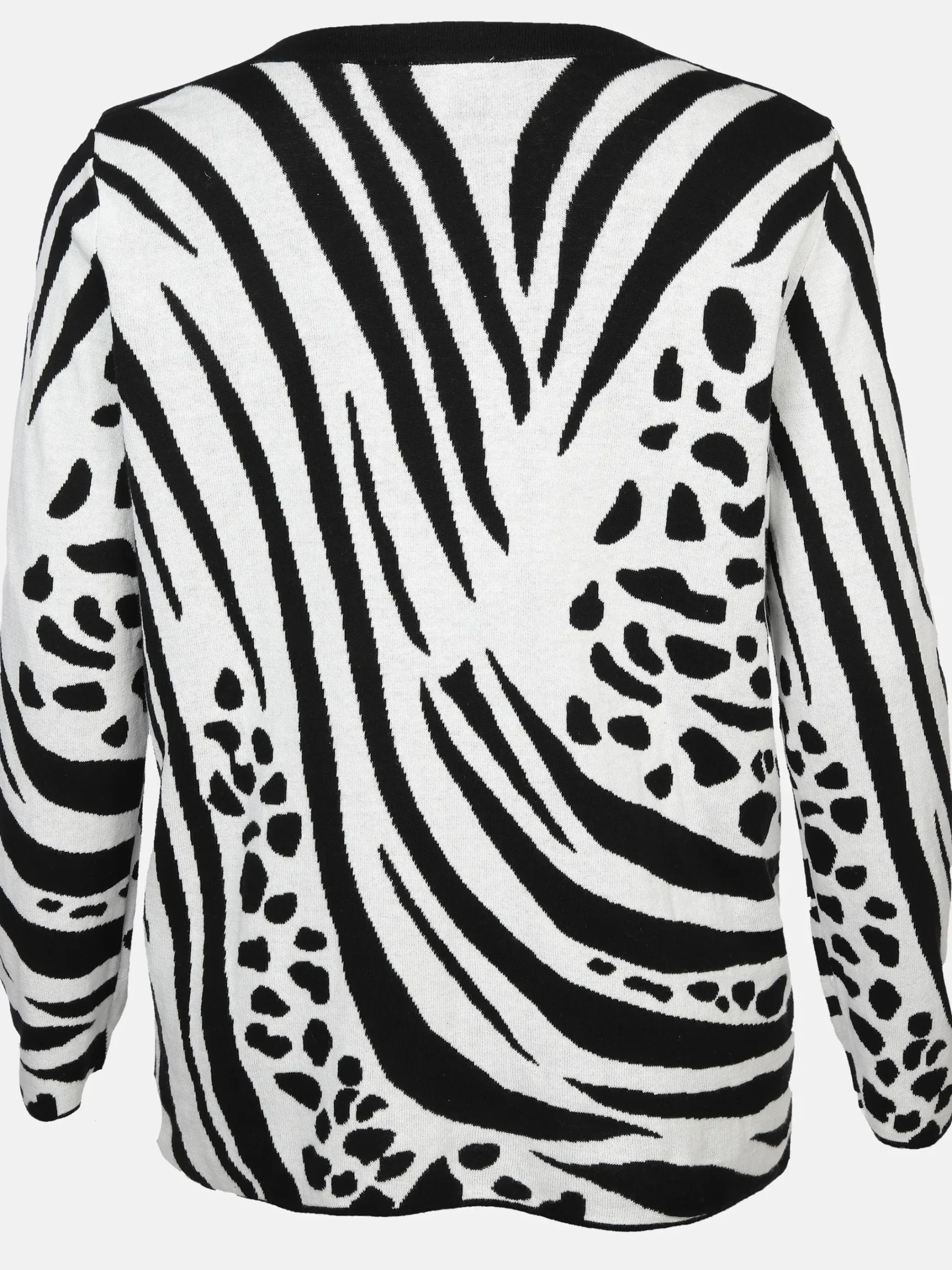 Damen Sonja Blank Große Größen Strickshirt