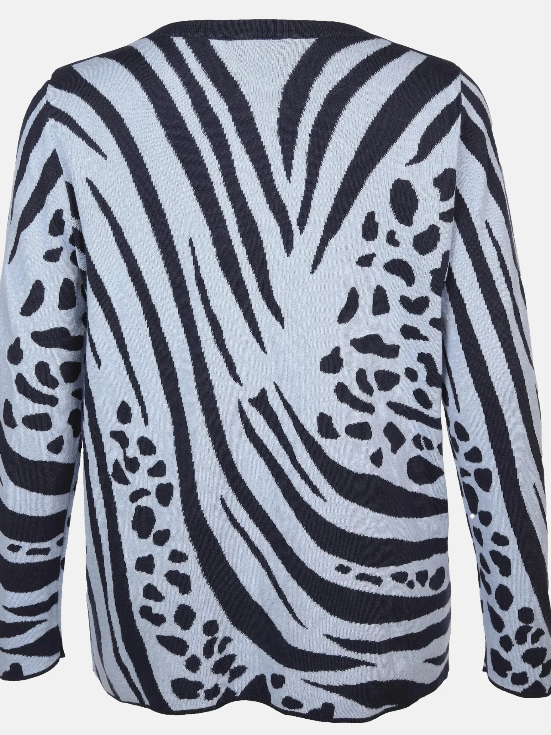 Damen Sonja Blank Große Größen Strickshirt