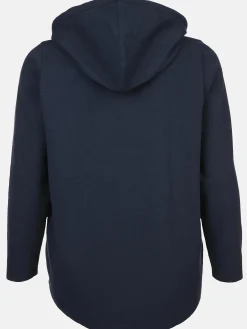 Damen Sonja Blank Große Größen Sweatcardigan