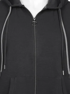 Damen Sonja Blank Große Größen Sweatcardigan