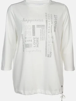 Damen Sonja Blank Große Größen Sweatshirt mit Druck