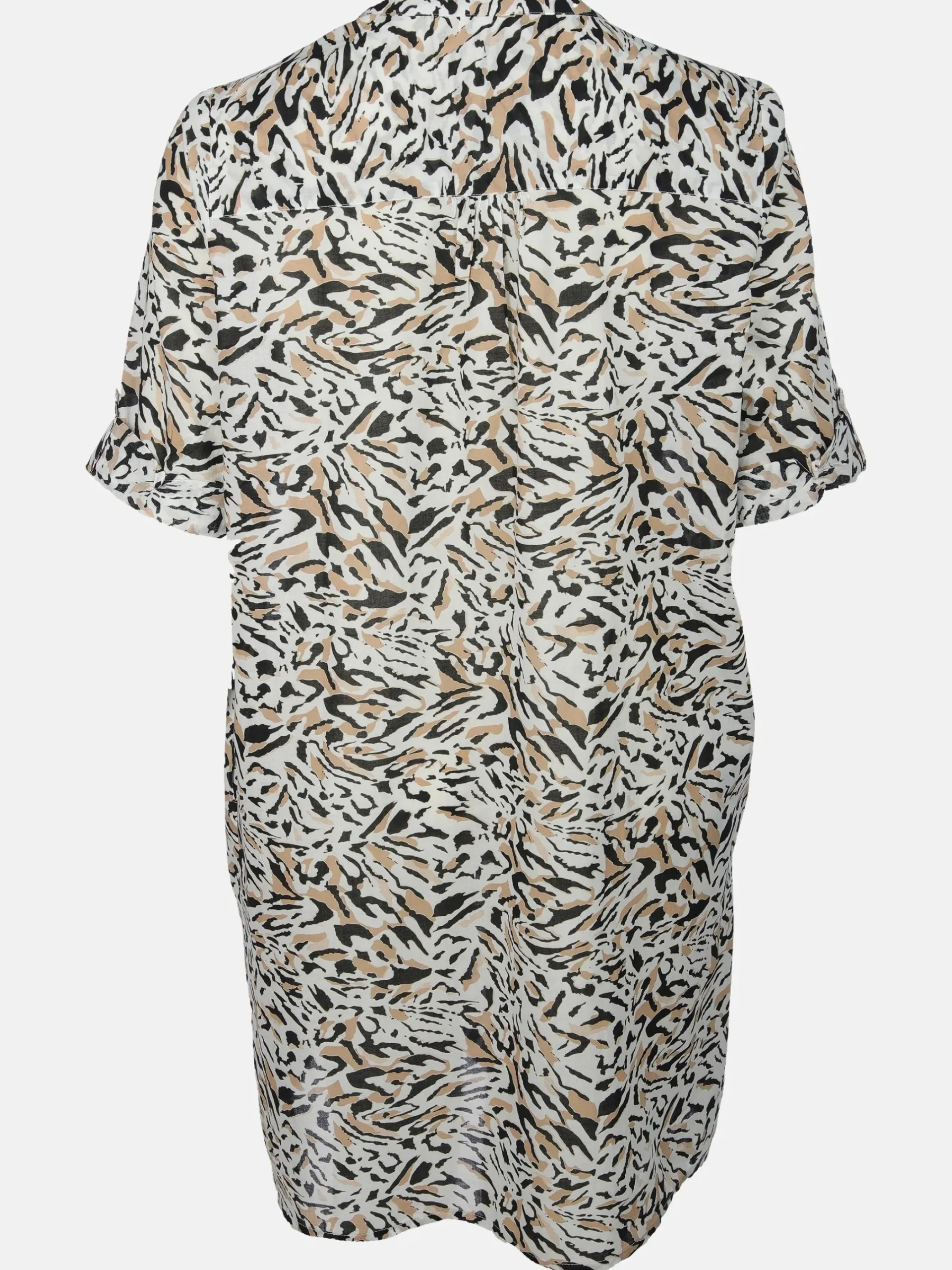 Damen Sonja Blank Große Größen Tunikakleid mit Musterprint