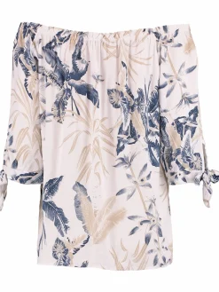 Damen Hailys 3/4 V TP LO44TTY Carmenbluse