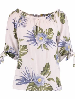 Damen Hailys 3/4 V TP LO44TTY Carmenbluse