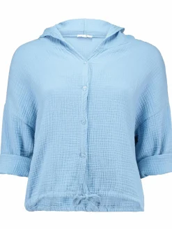Damen Hailys MA44DDY Musselinbluse mit Kapuze