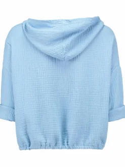 Damen Hailys MA44DDY Musselinbluse mit Kapuze