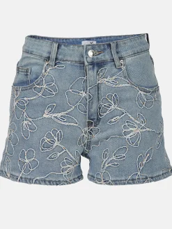 Damen Hailys SH C JN FL44OWI Jeansshorts