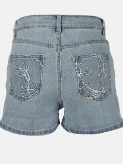 Damen Hailys SH C JN FL44OWI Jeansshorts