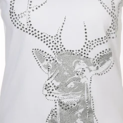 Damen Hailys Tracht enshirt mit Ziersteinchen