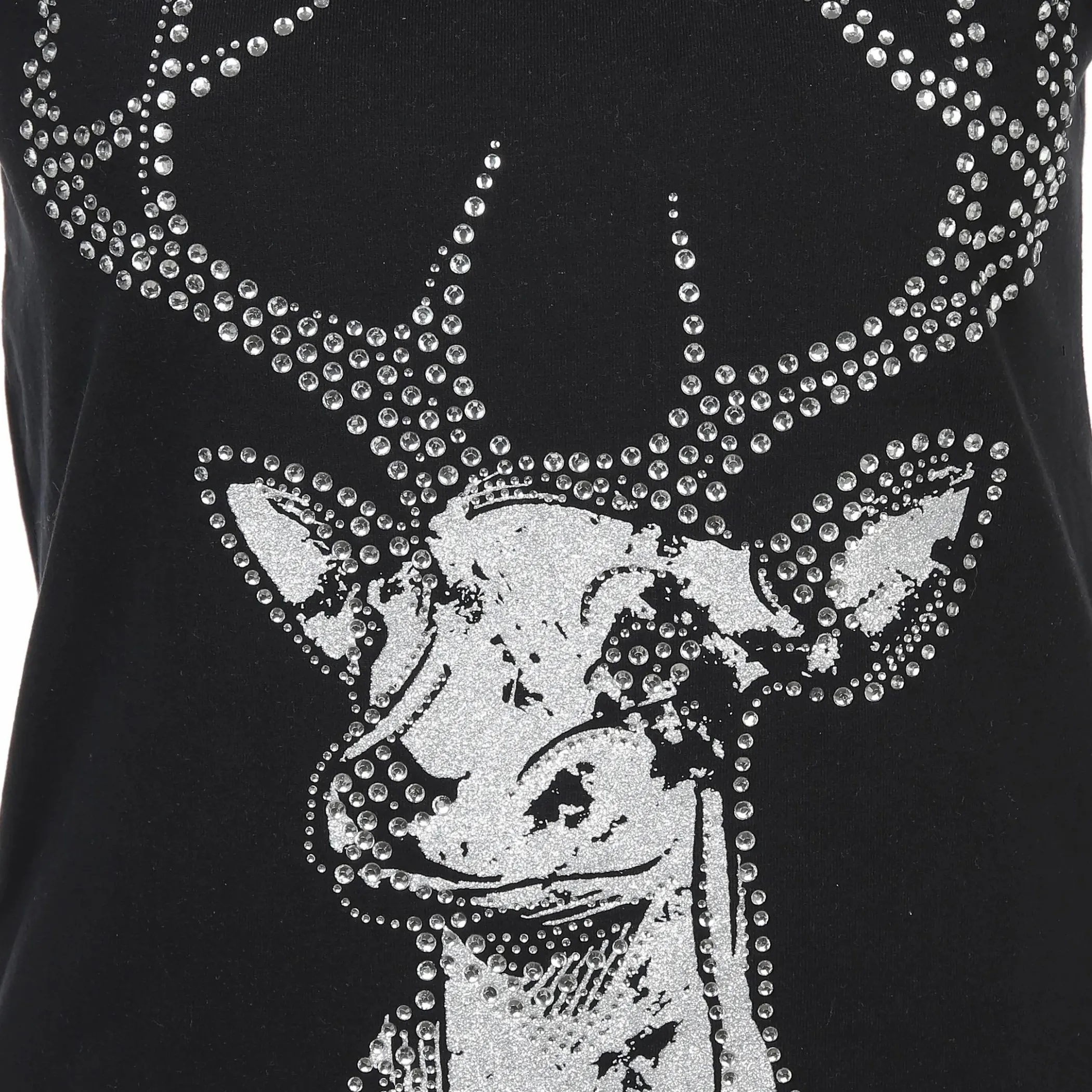 Damen Hailys Tracht enshirt mit Ziersteinchen