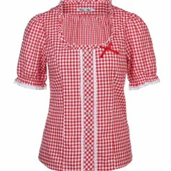 Damen Hailys Tracht Hailys VI44CKI Trachtenbluse kariert