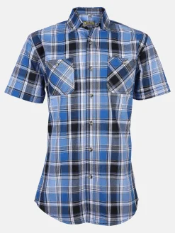 Herren Worker Herren Arbeitshemd mit kurzem Arm