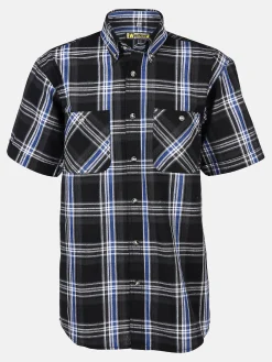 Herren Worker Herren Arbeitshemd mit kurzem Arm