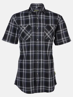 Herren Worker Herren Arbeitshemd mit kurzem Arm