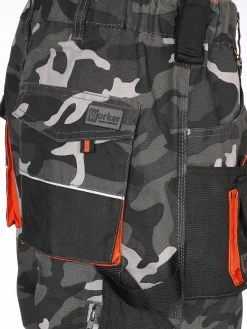 Herren Worker Herren Arbeitshose mit vielen Details