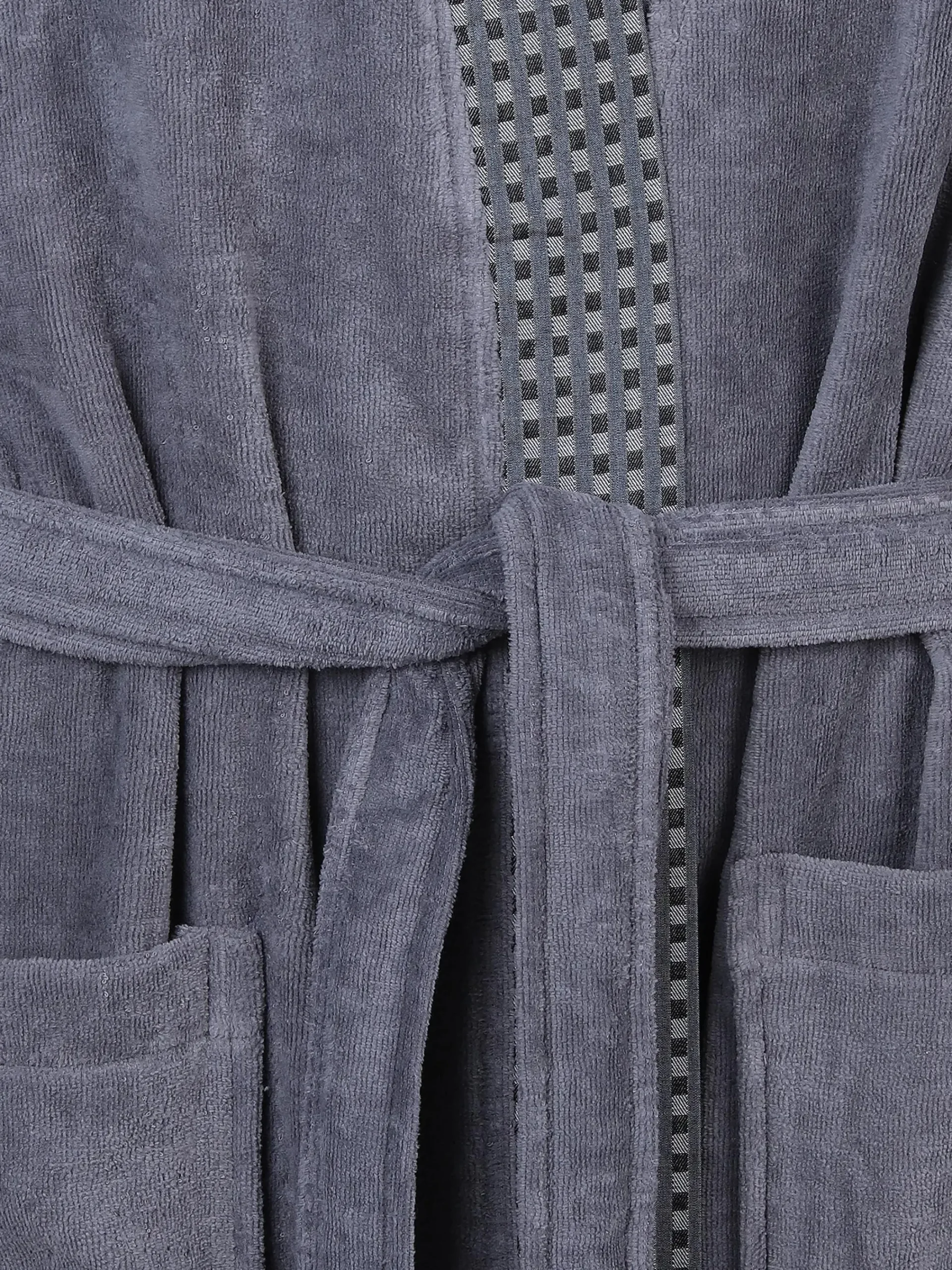 Jim Spencer Herren Bademantel in Kimonoform