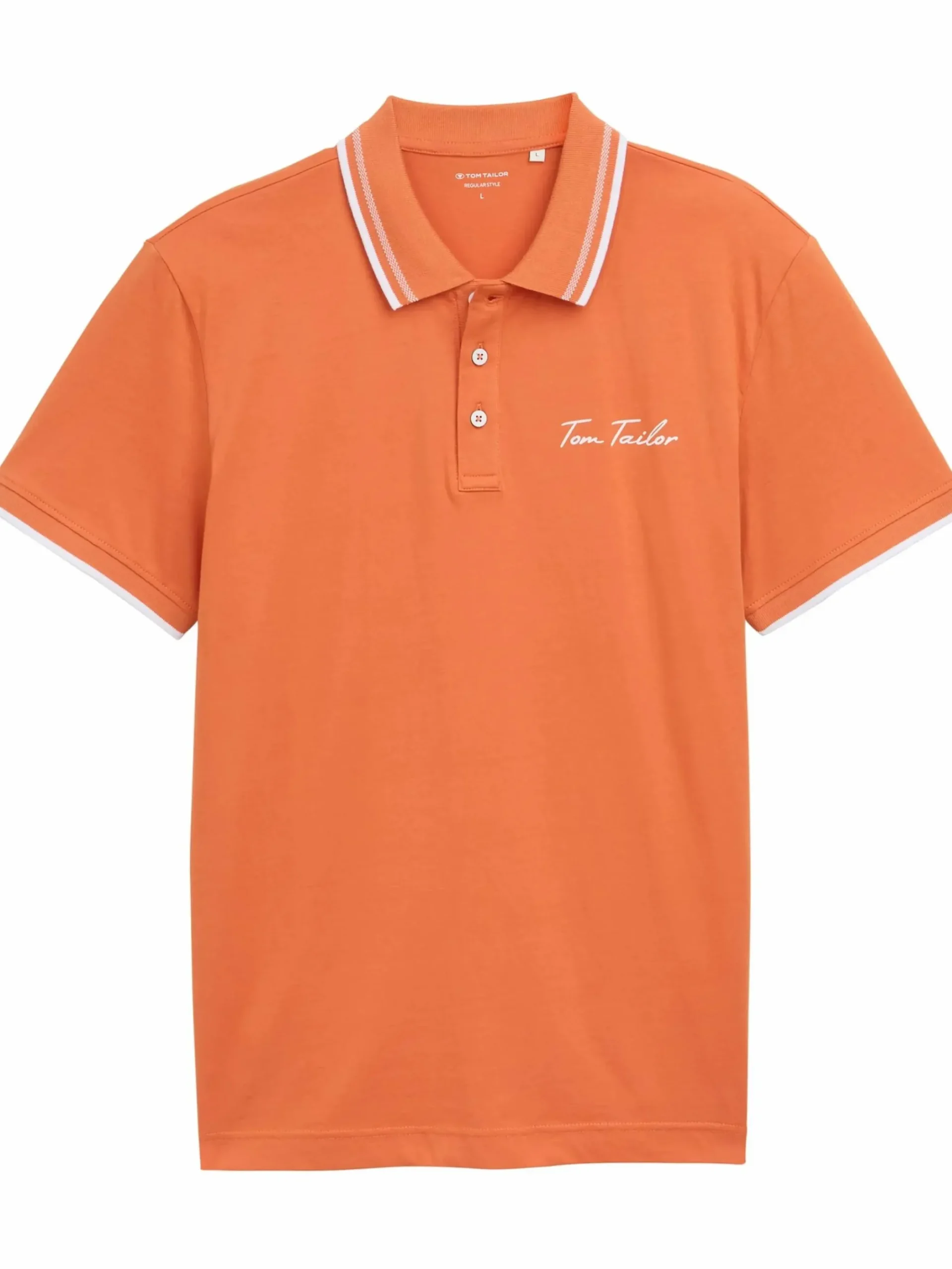 Herren Tom Tailor Herren Basic Polo mit Randstreifen