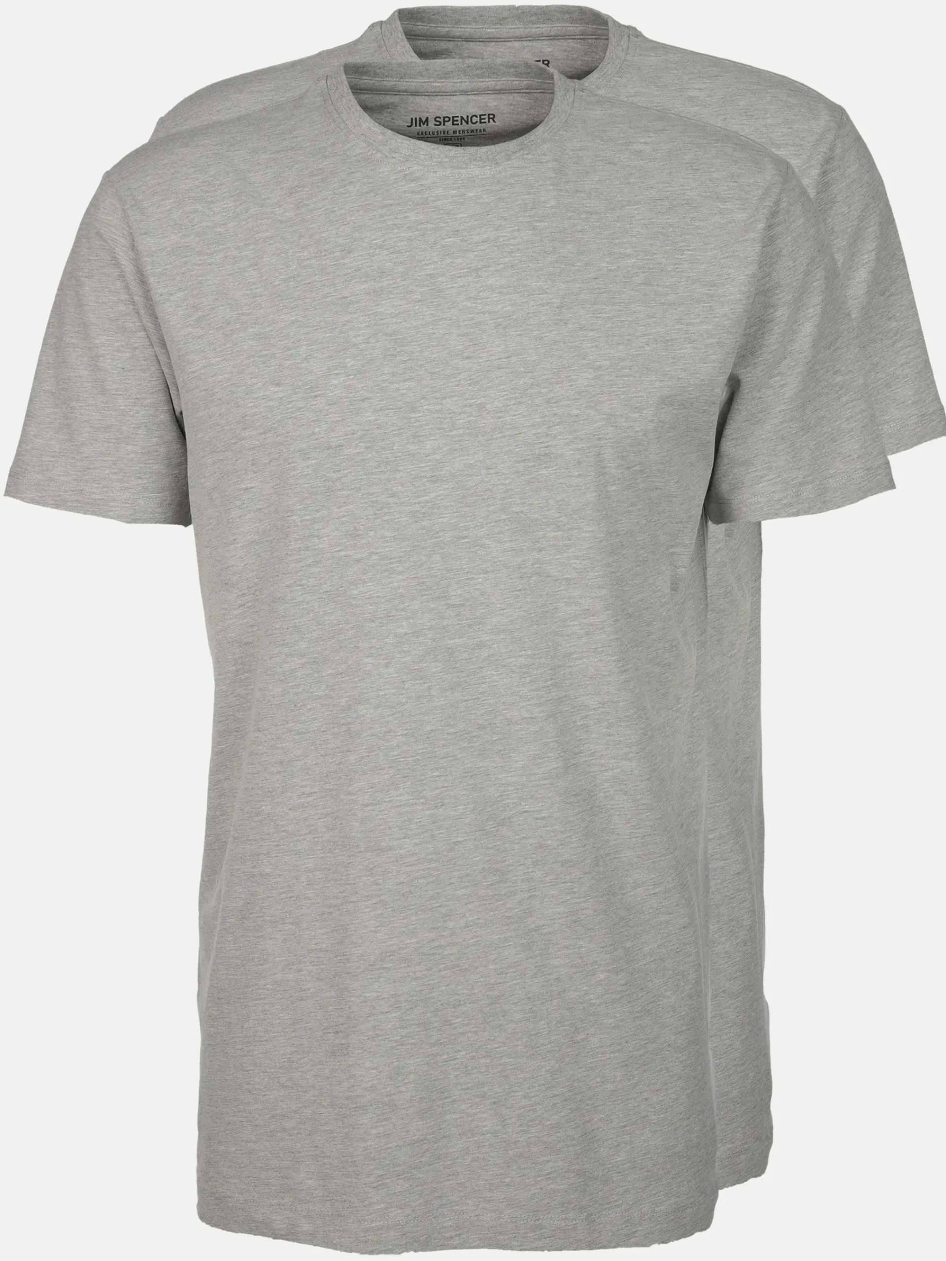 Herren Jim Spencer Herren Basic T-Shirt im Doppelpack