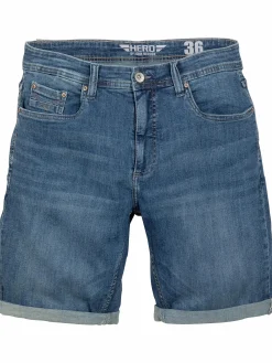 Herren HERO by John Medoox Herren Bermuda im Denim Style