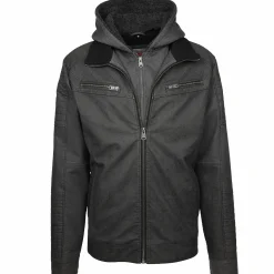 Herren Southern Territory Herren Bikerjacke 2in1 mit Kapuze