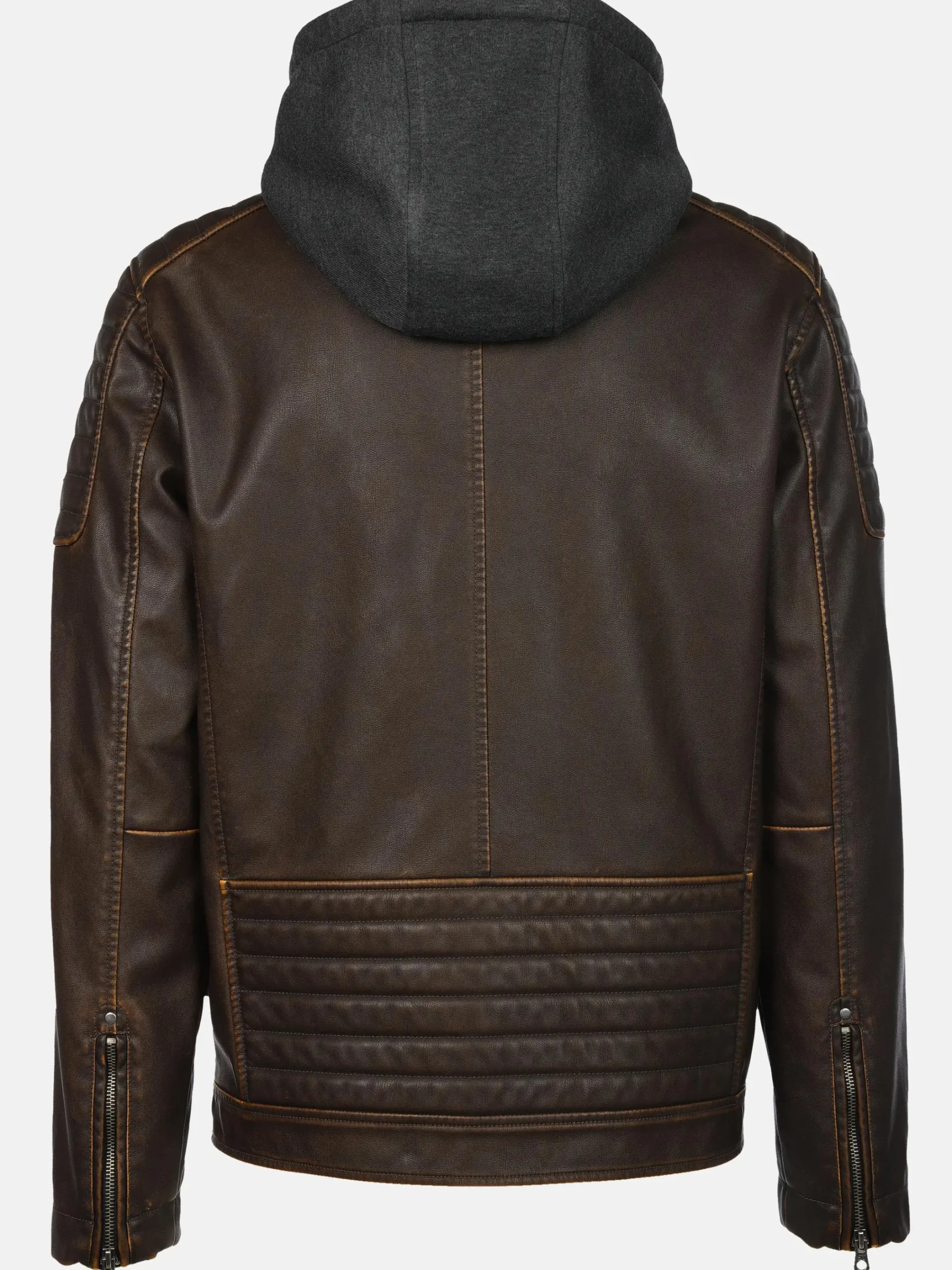 Herren Southern Territory Herren Bikerjacke mit abnehmbarer Kapuze