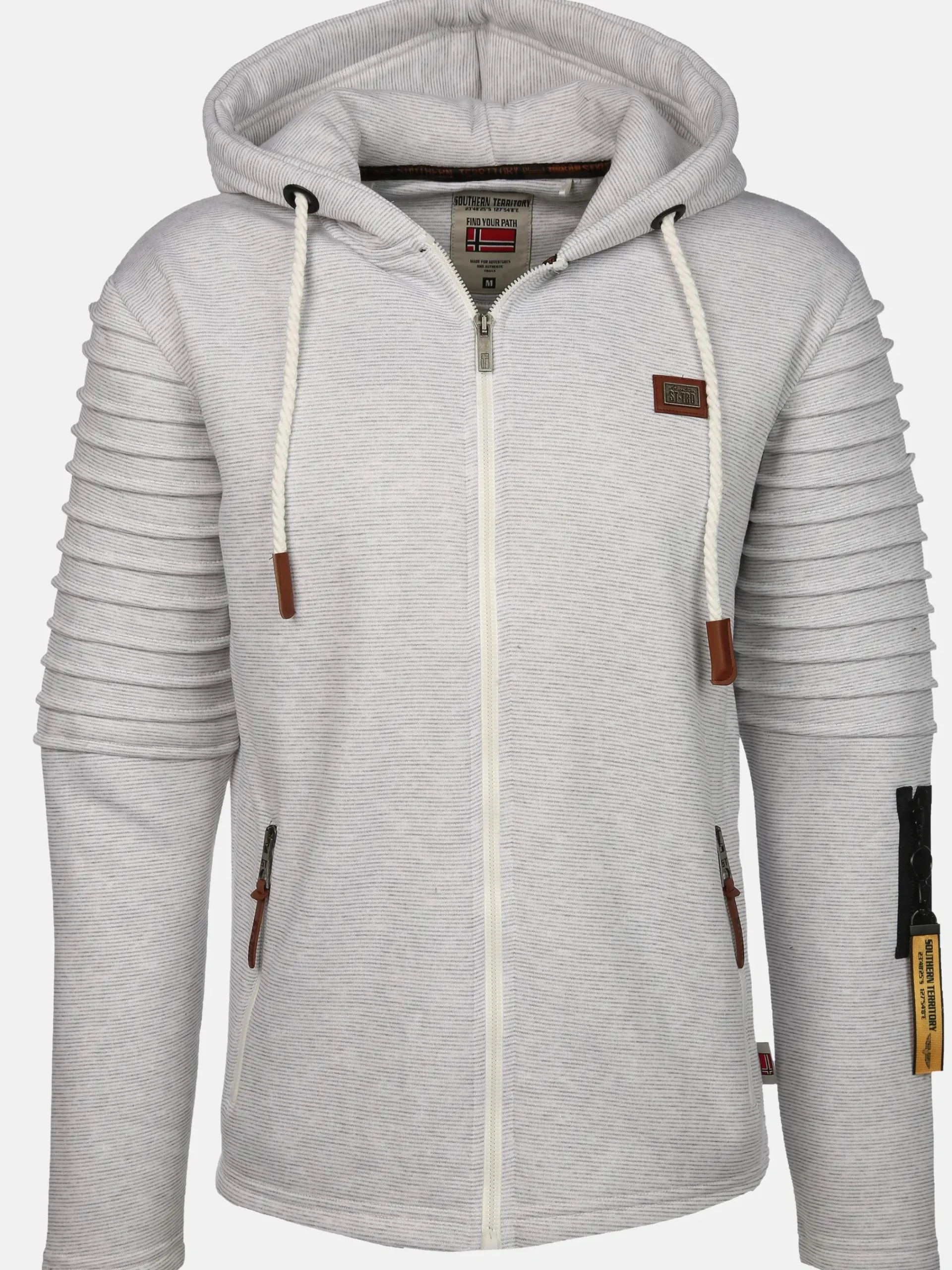 Herren Southern Territory Herren Bikersweatjacke mit Kapuze