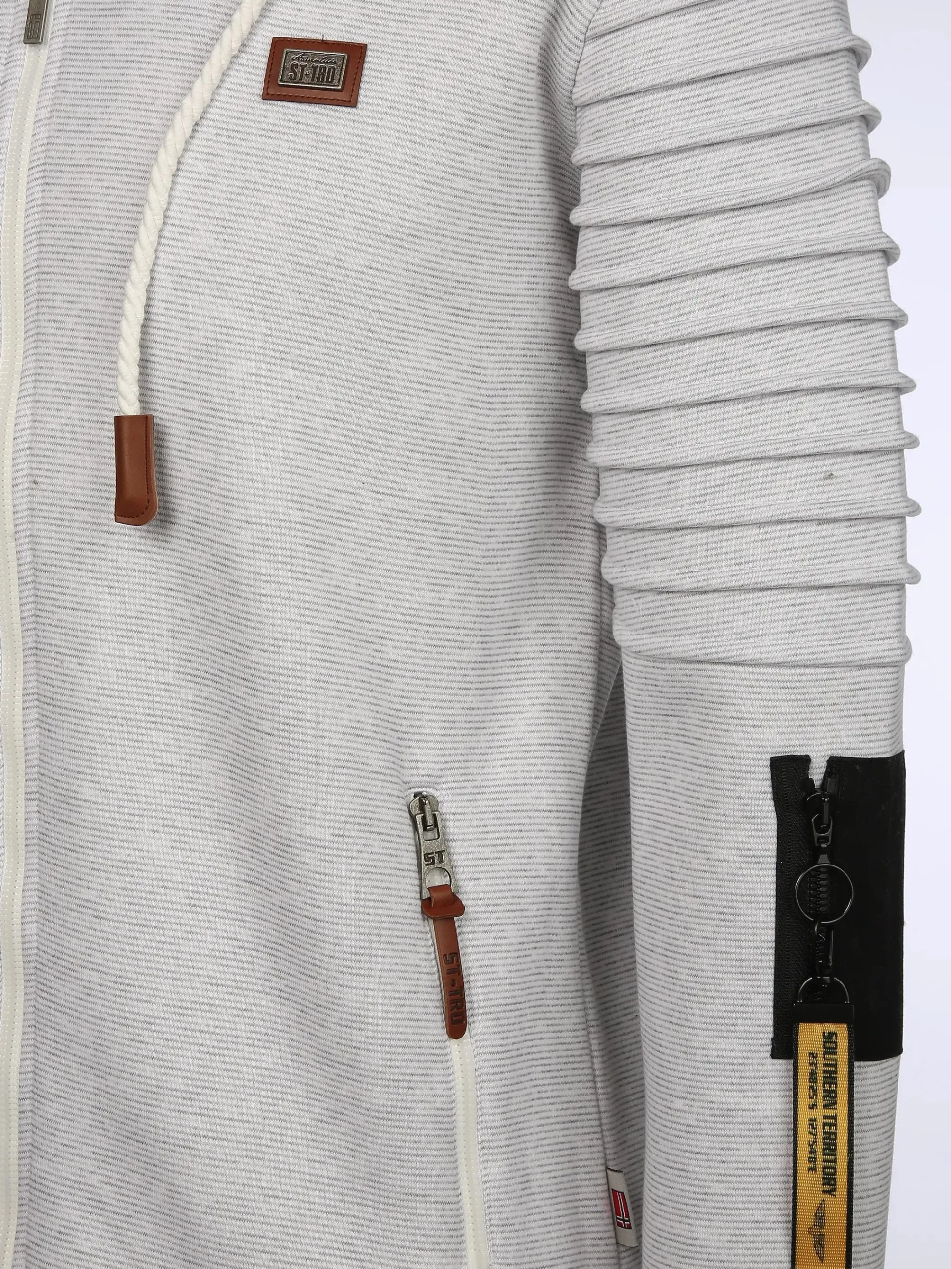 Herren Southern Territory Herren Bikersweatjacke mit Kapuze