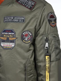 Herren Southern Territory Herren Bomberblouson mit vielen Patches