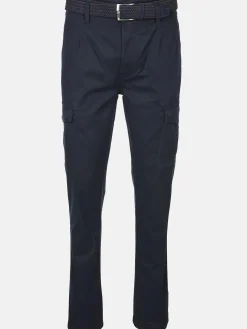 Herren Jim Spencer Herren Cargohose mit Flechtgürtel