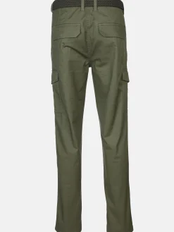Herren Jim Spencer Herren Cargohose mit Flechtgürtel