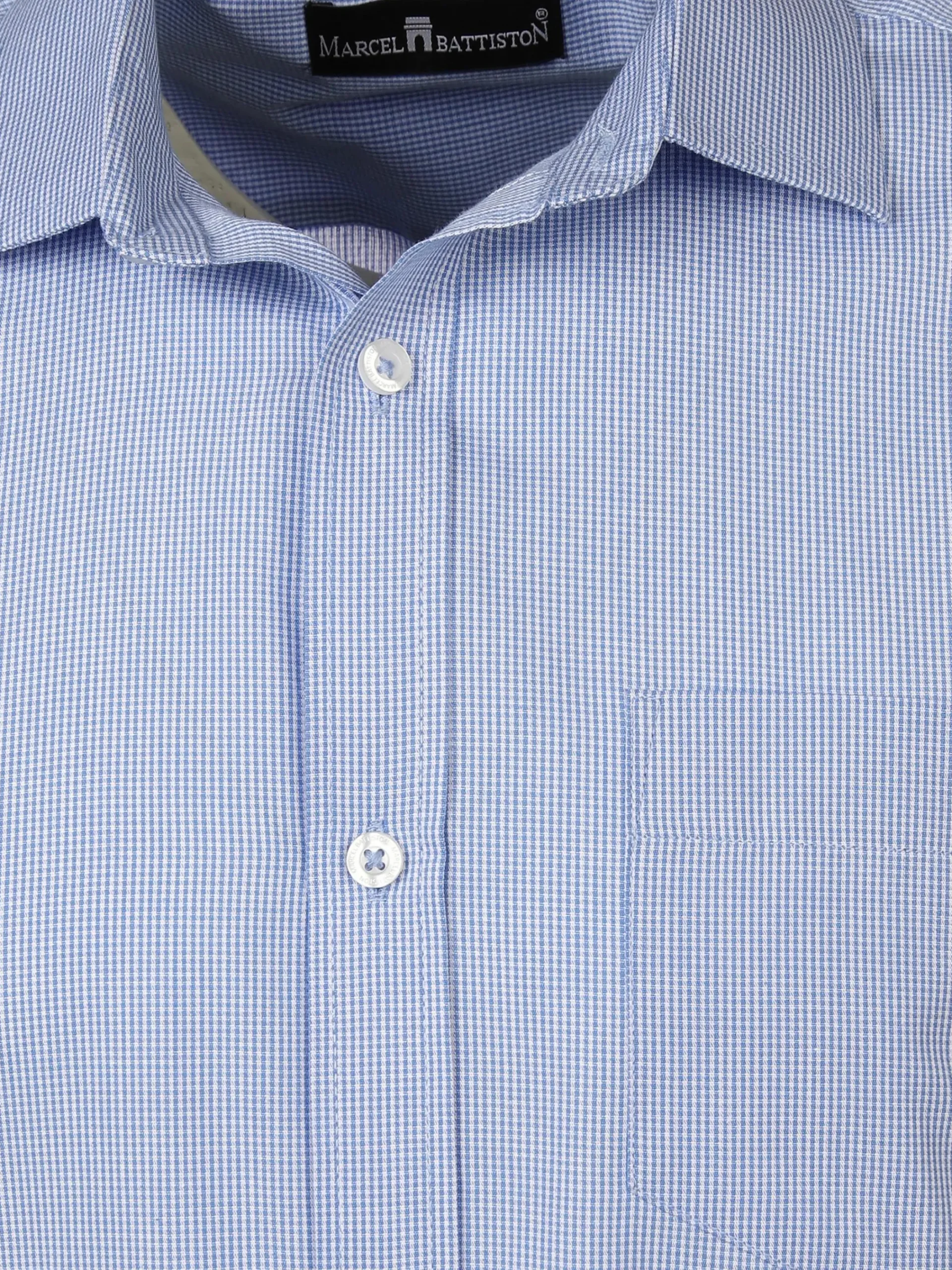 Herren Marcel Battiston Herren Cityhemd mit Brusttasche