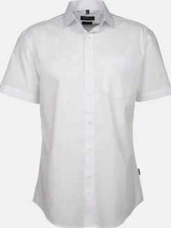 Herren Jim Spencer Herren Cityhemd mit halbem Arm unifarben