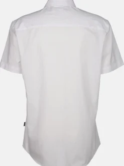 Herren Jim Spencer Herren Cityhemd mit halbem Arm unifarben