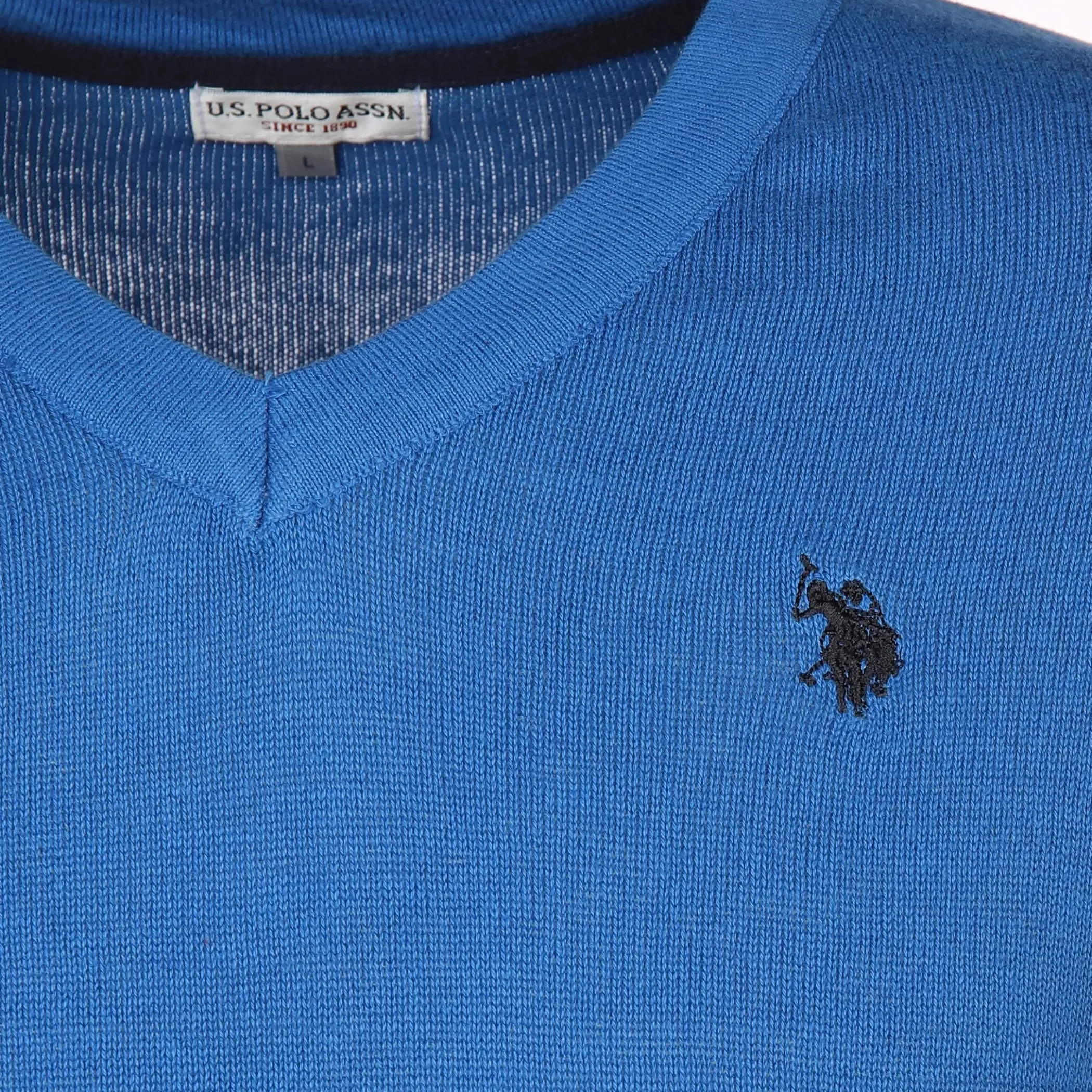 Herren U.S. Polo Assn. Herren Feinstrickpullover mit V-Ausschnitt