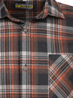 Herren Worker Herren Flanellhemd