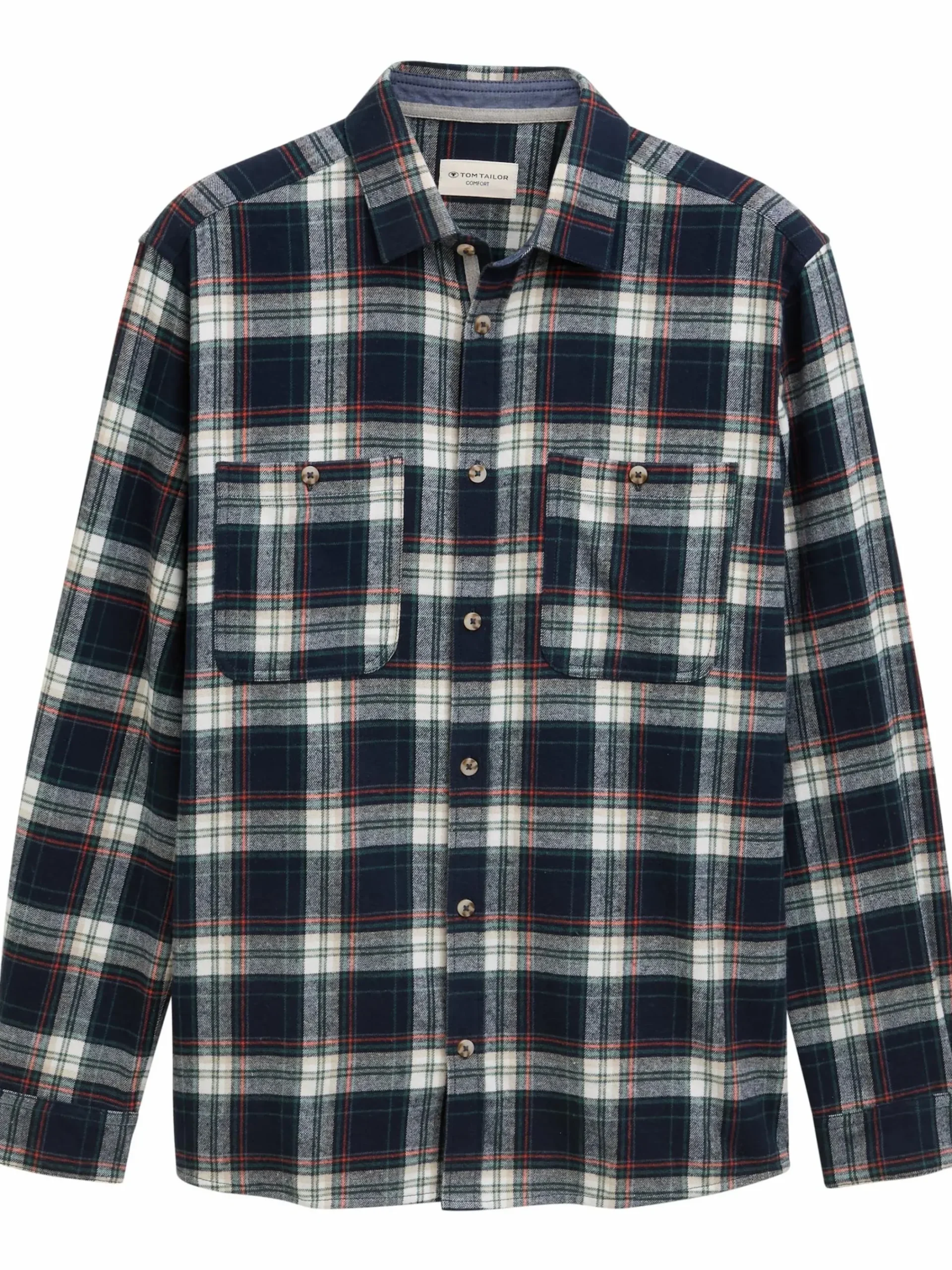 Herren Tom Tailor Herren Flanellhemd