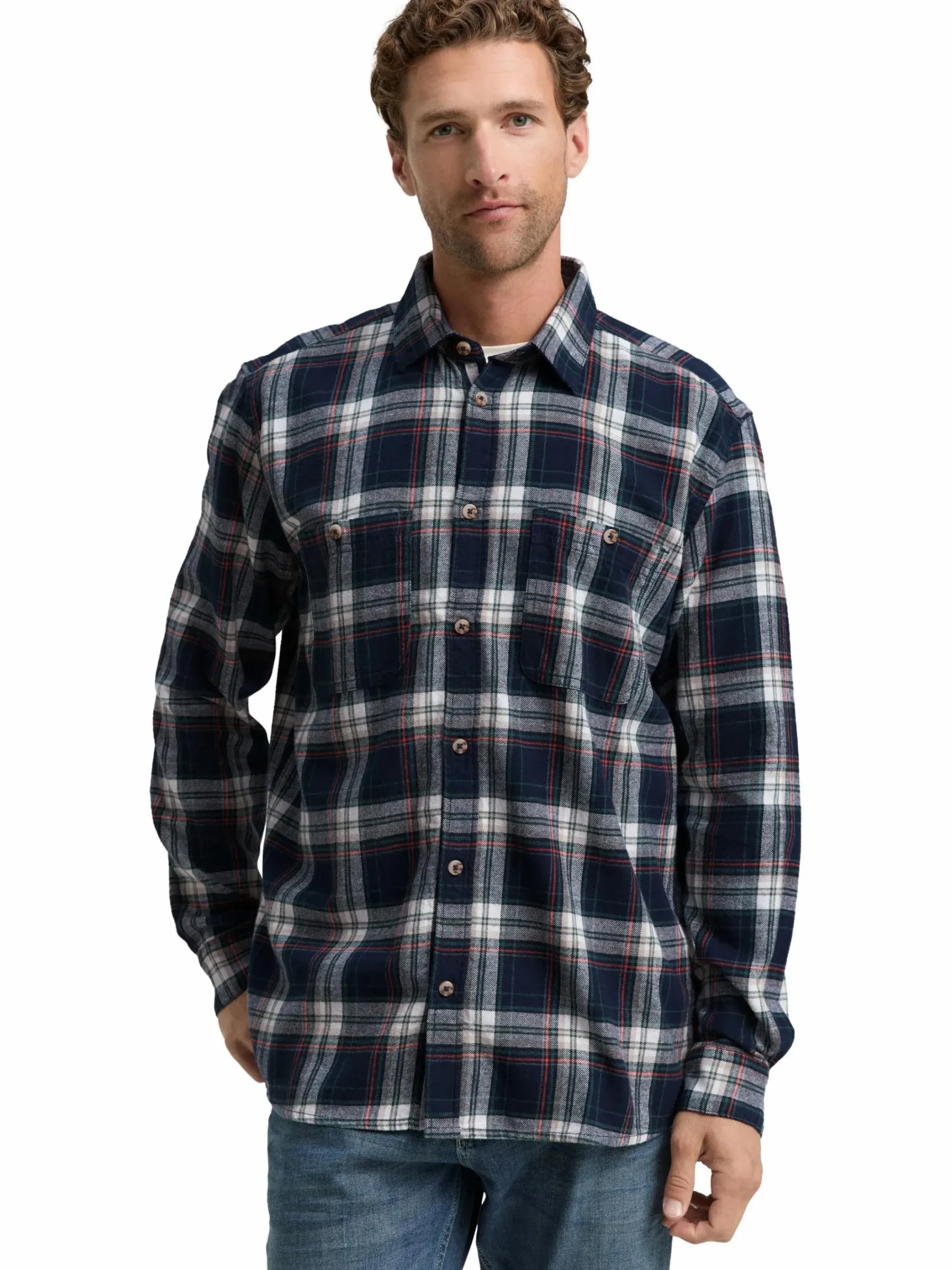 Herren Tom Tailor Herren Flanellhemd