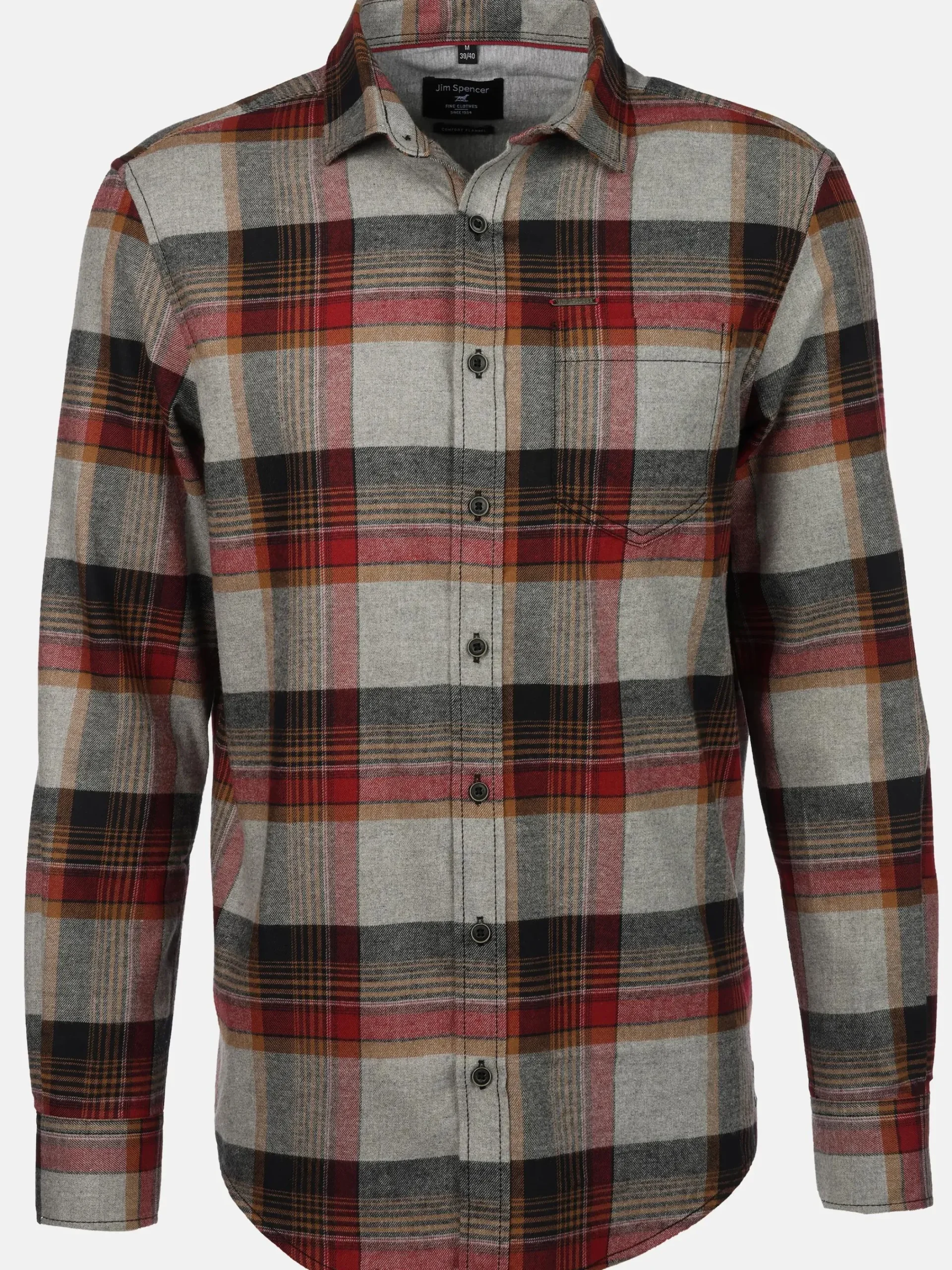 Herren Jim Spencer Herren Flanellhemd