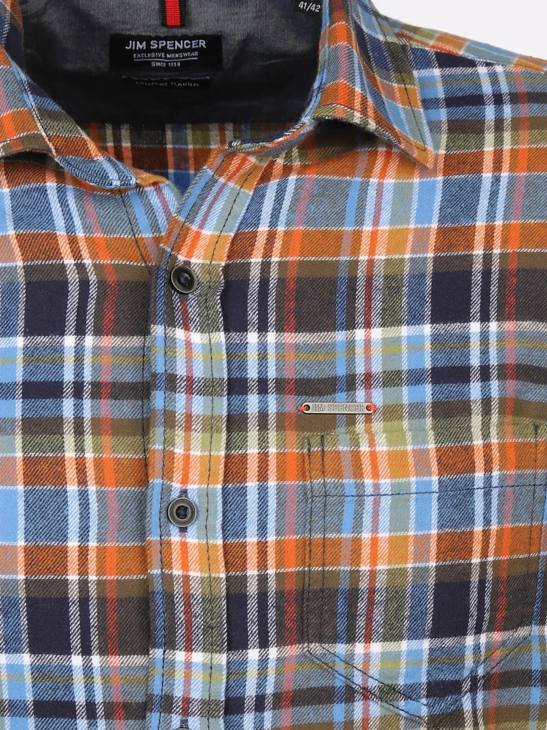 Herren Jim Spencer Herren Flanellhemd im Karodessin