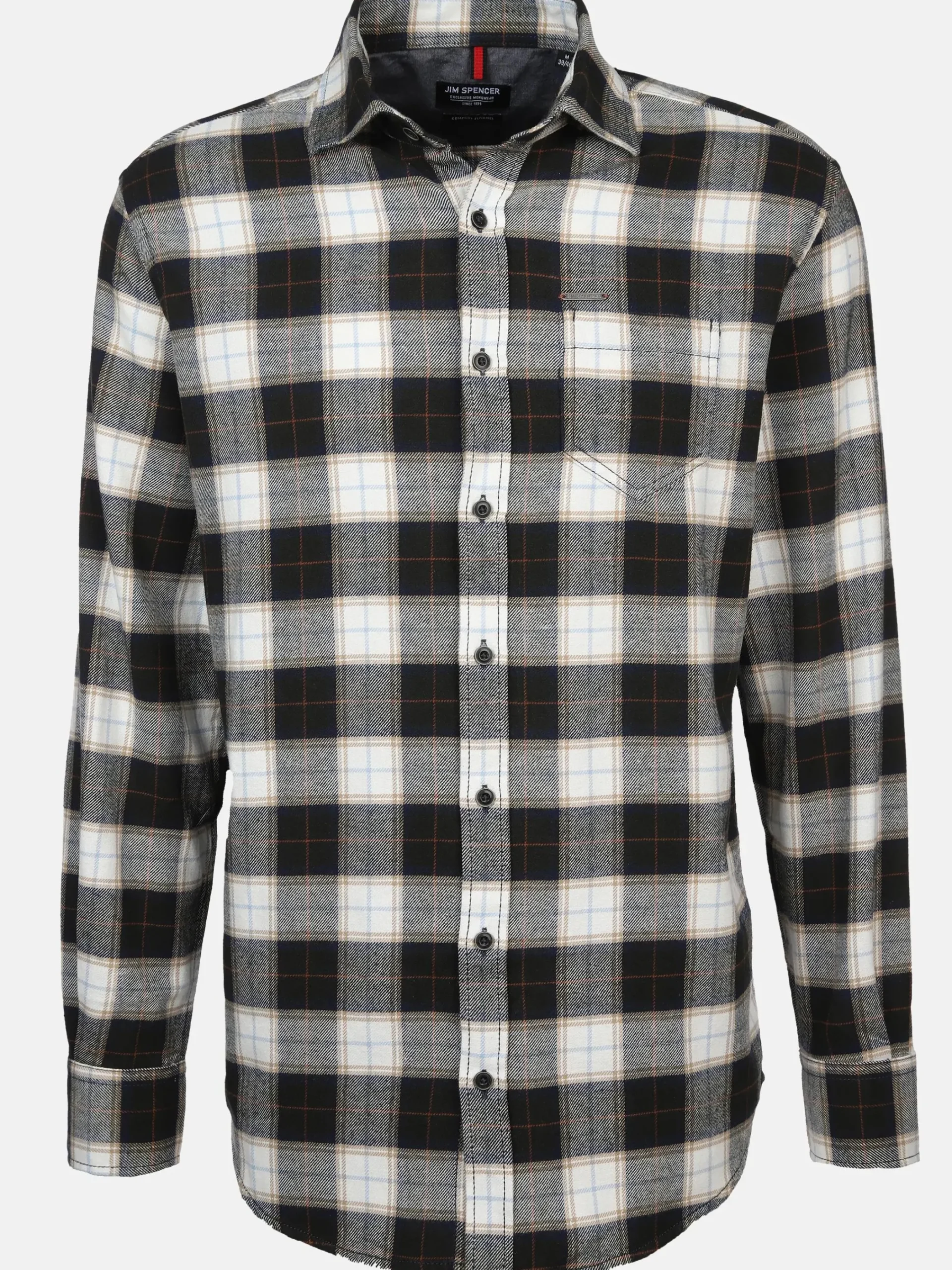 Herren Jim Spencer Herren Flanellhemd im Karodessin